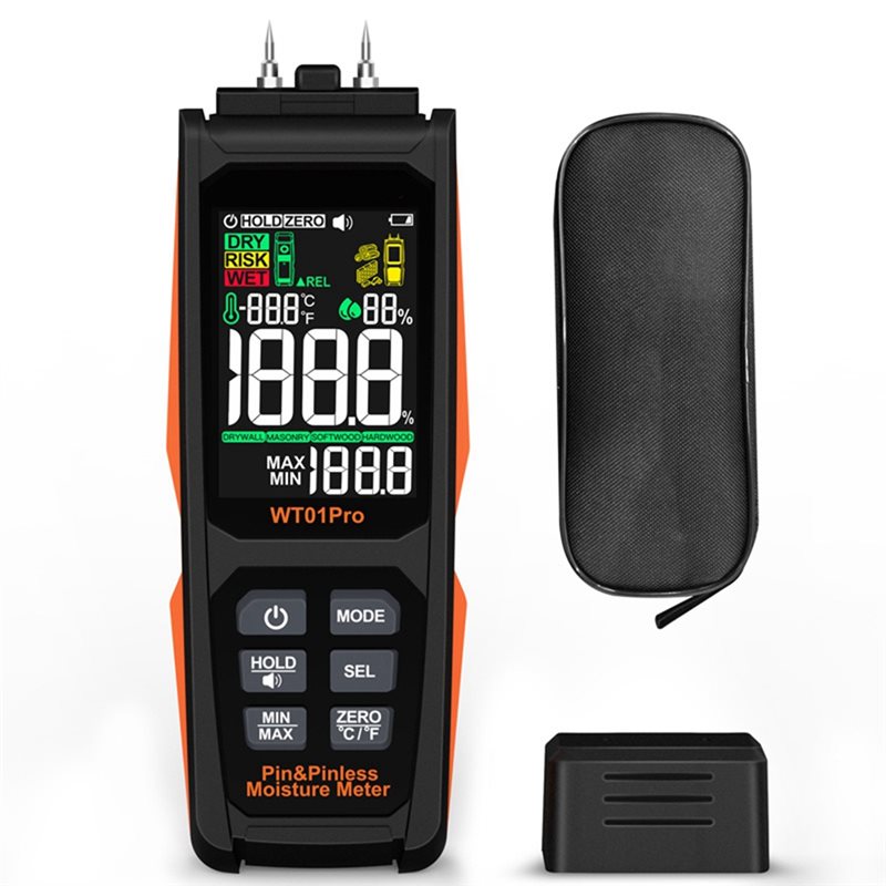 Lumber Woodworking - PHFU-For Lumber Concrete 2IN1 Moisture Meter