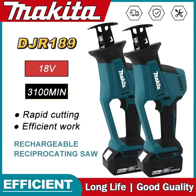 Woodworking Essential Tools - Makita DJR189 18V Cordless Electric Reciprocating