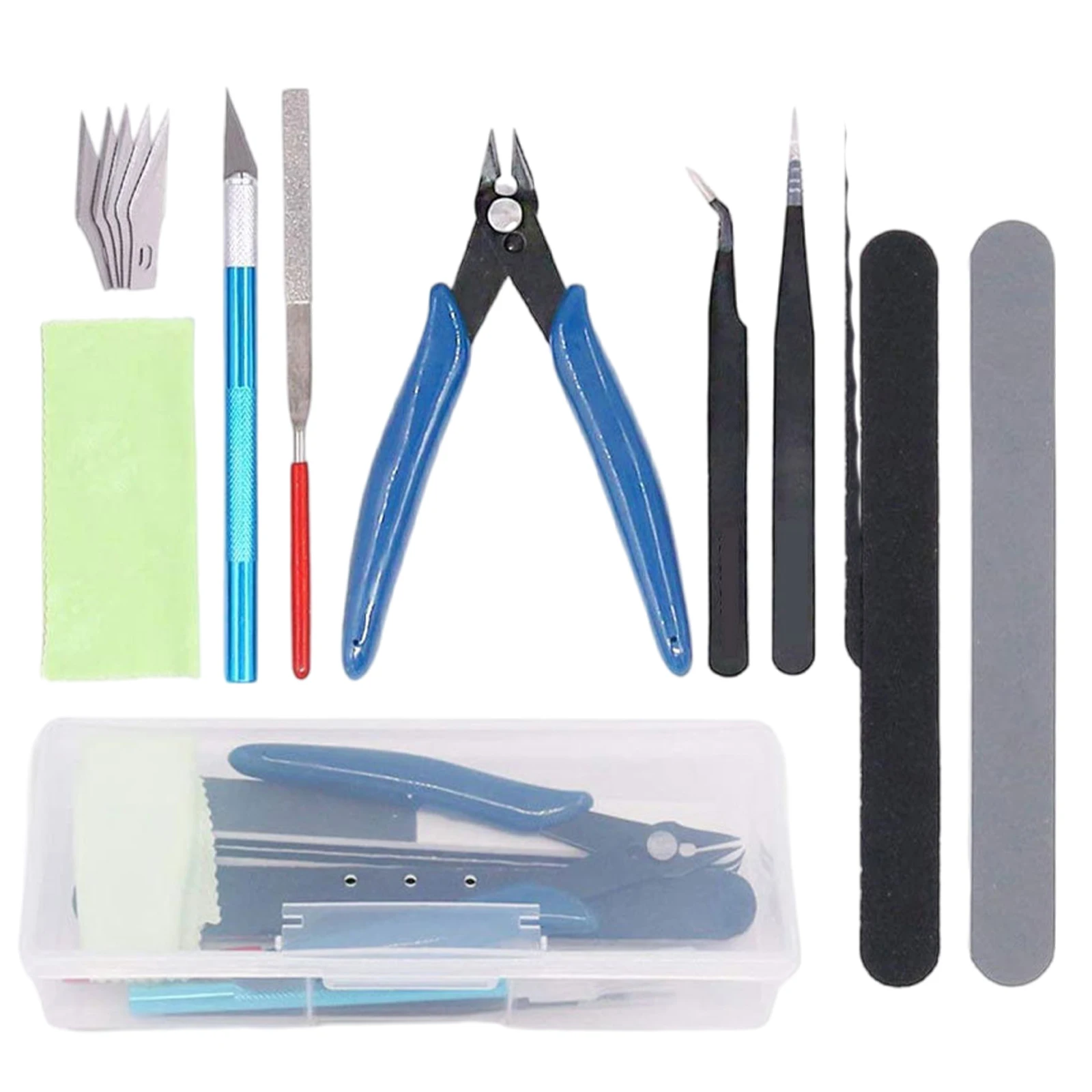 Woodworking Essential Tools - 9Pcs Modeler Tools Kit for Car/Toy/Gundam