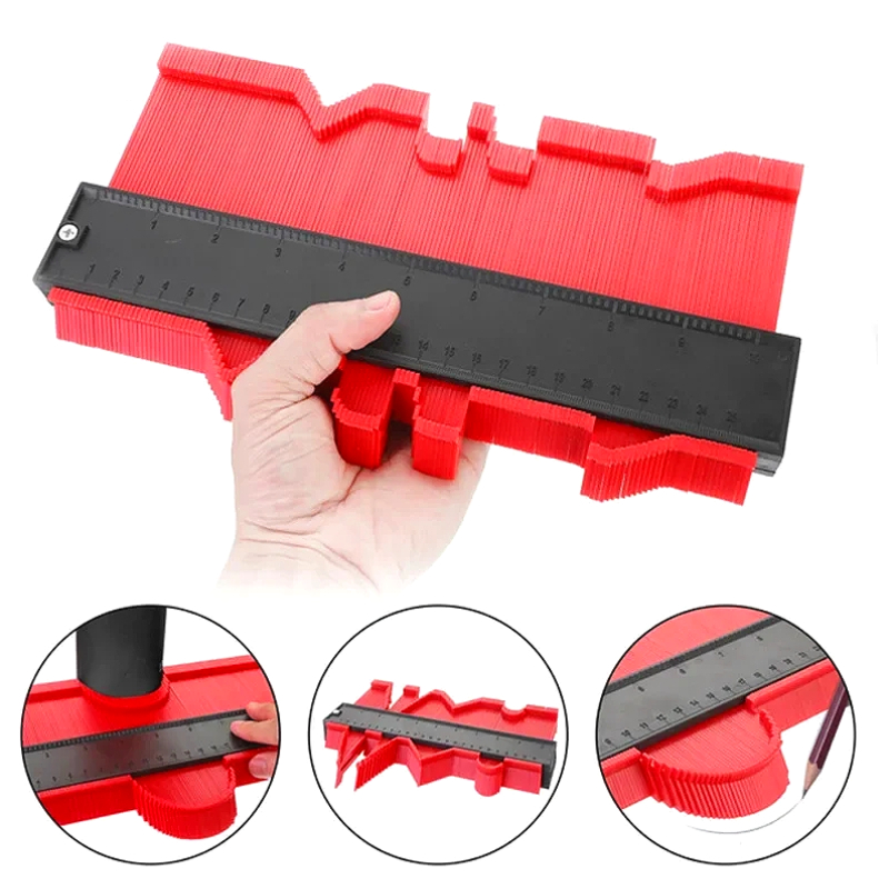 Woodworking Pdf - 1Pcs Ruler Cutting Irregular Contour Gauge
