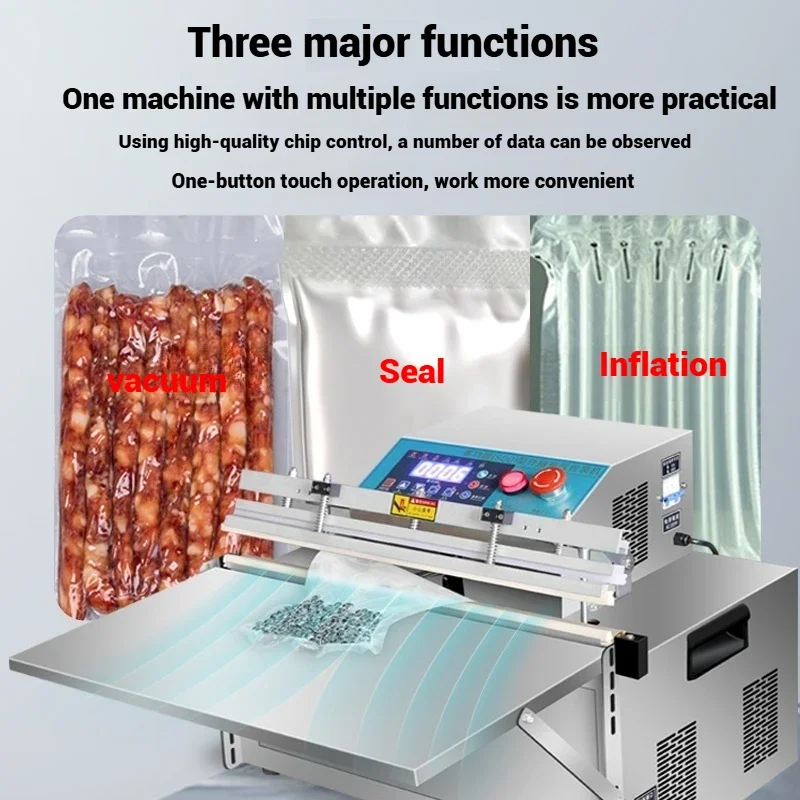 Woodworking Unlimited - External Suction Vacuum Sealer Machine,Strong Suction,Long