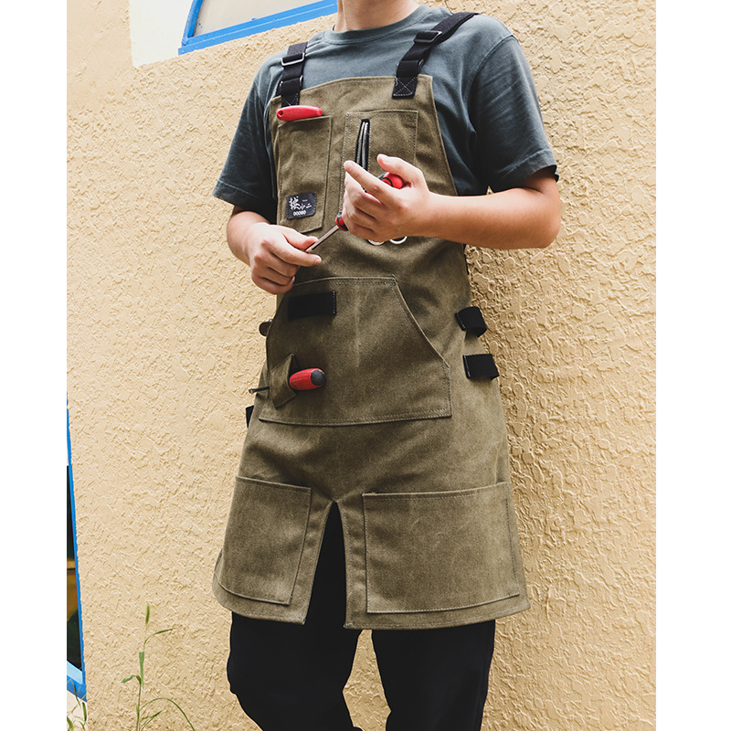 Woodworking Apron - Custom Logo Printable Denim Canvas Apron