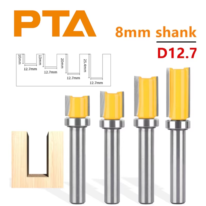 Woodworking Pdf - Milling Cutter 8mm Shank Template Trim