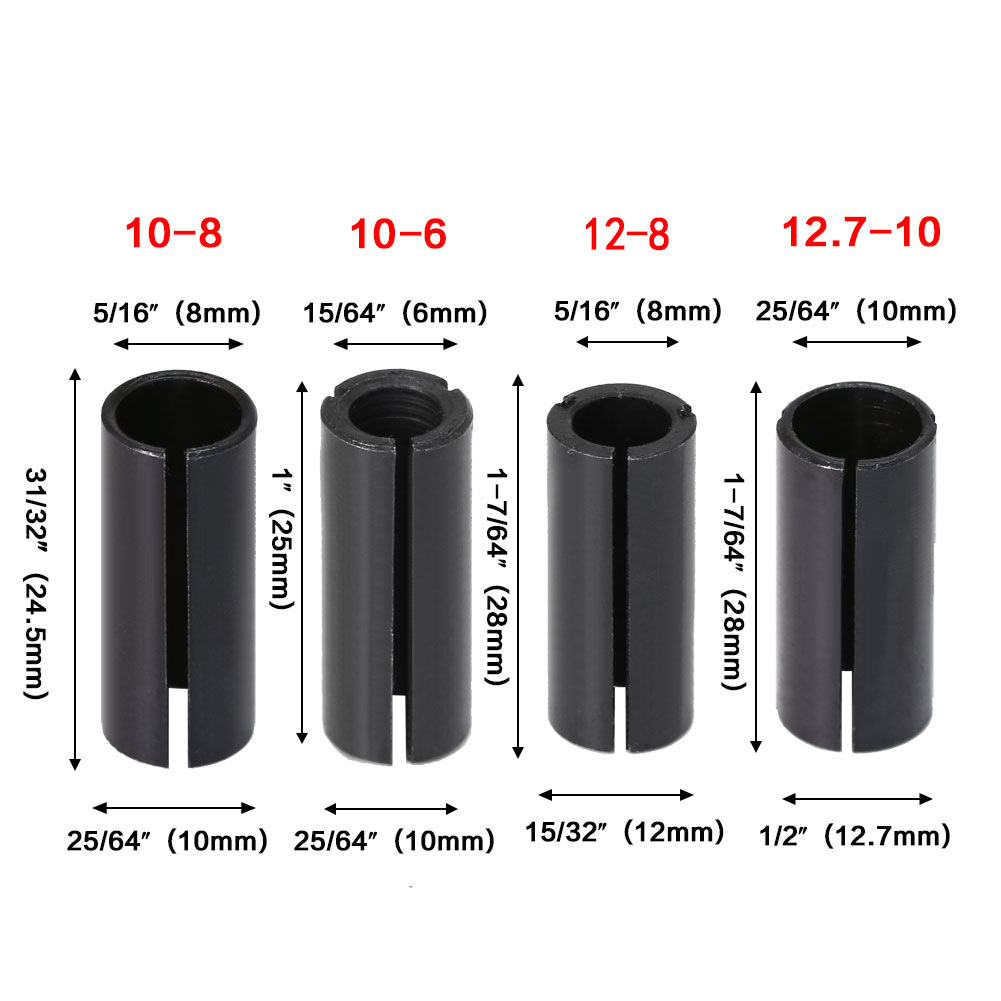 JGZUI Shank Reducer Collet Sle - огляд і ціна Woodworking Router