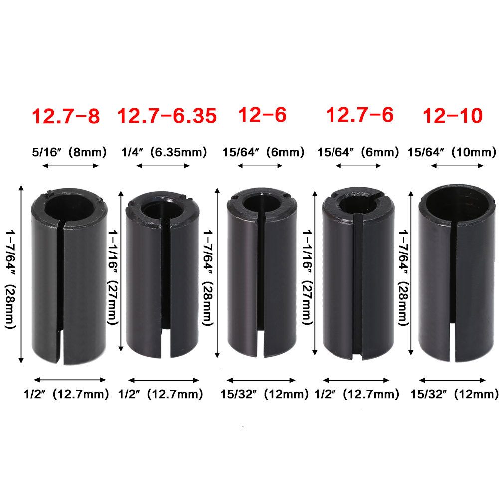JGZUI Shank Reducer Collet Sle - огляд і ціна Woodworking Router
