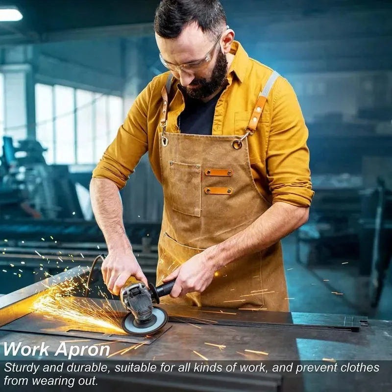Household Canvas Apron Oil-pro - огляд і ціна Woodworking Apron