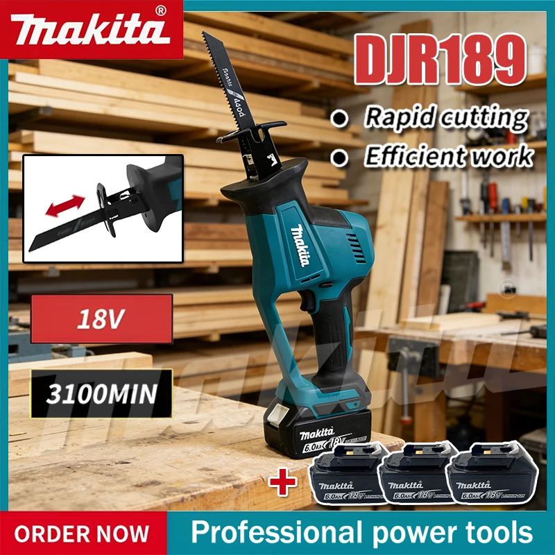 Makita DJR189 Cordless Electri - огляд і ціна Woodworking Essential Tools