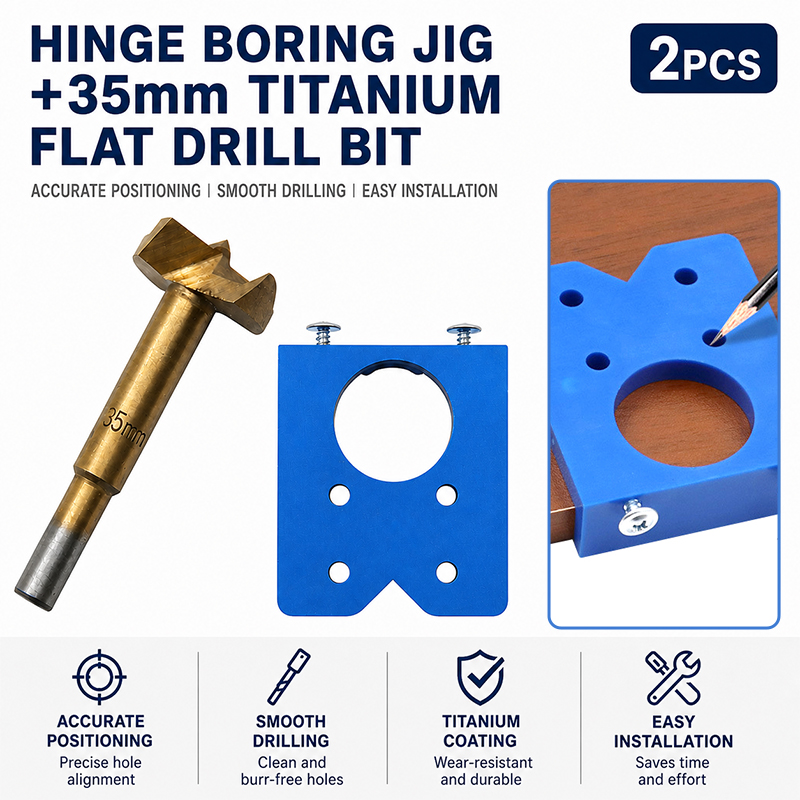 Hinge Boring Jig 35mm Titanium - огляд і ціна Woodworking Pdf