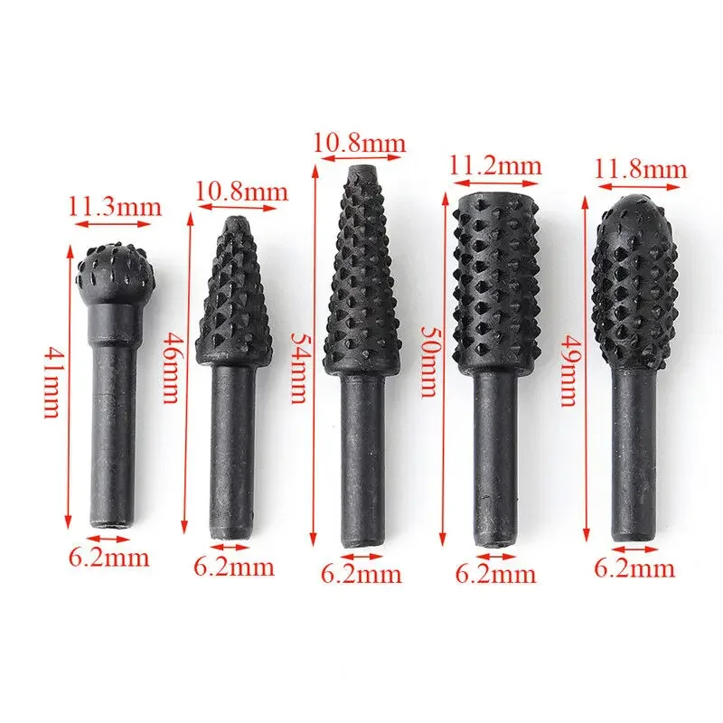5PCS Rotary Craft Files Rotary - огляд і ціна Woodworking Rasps And Files