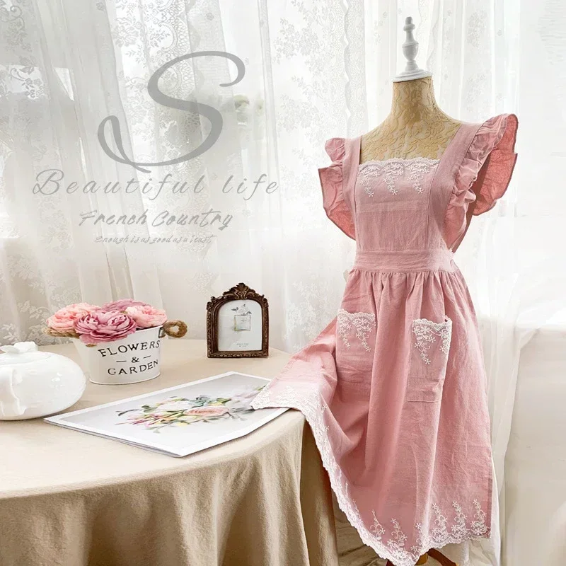 Female Women Apron Cotton Line - огляд і ціна Woodworking Apron