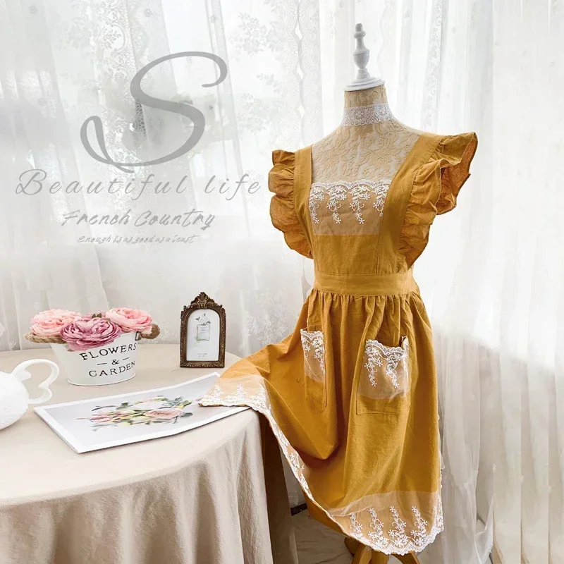 Female Women Apron Cotton Line - огляд і ціна Woodworking Apron