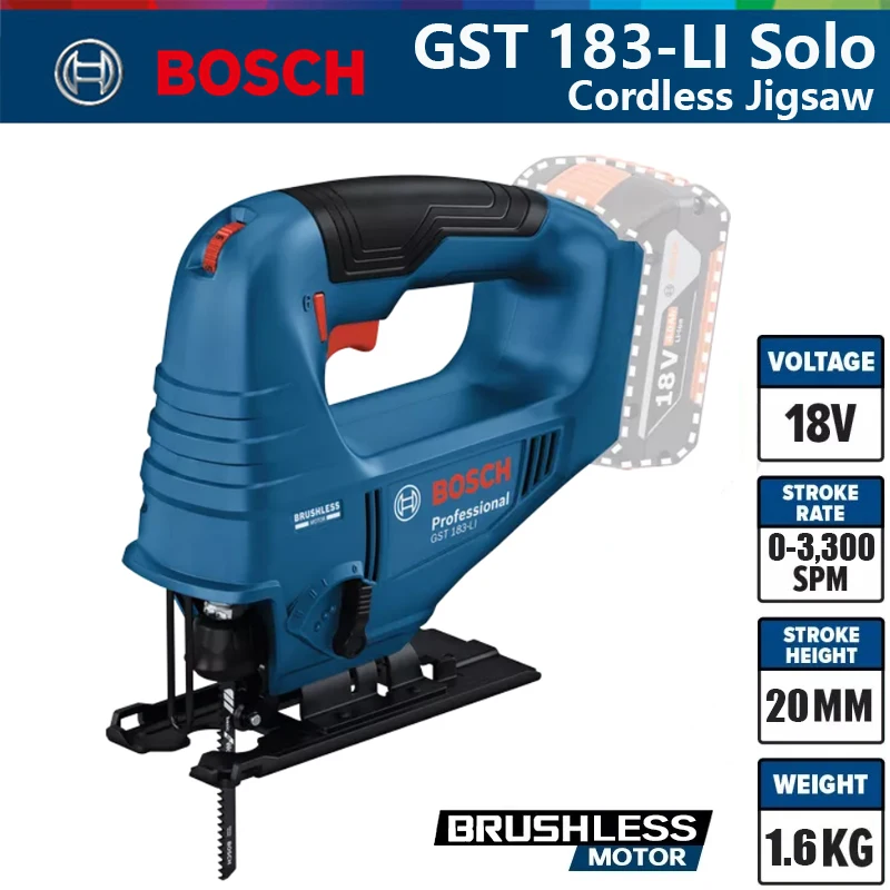 Bosch GST 183-LI Professional  - огляд і ціна Woodworking Multi Tool