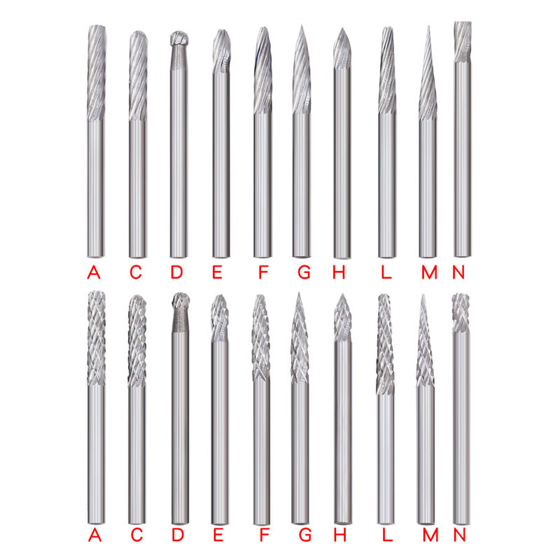 3mm Shank Tungsten Carbide Bur - огляд і ціна Woodworking Rasps And Files