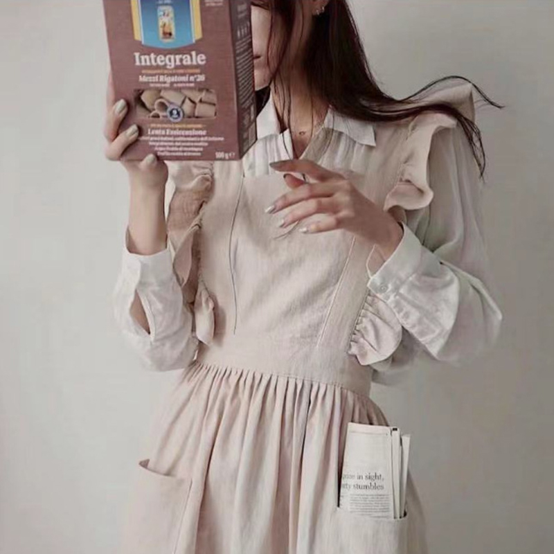 French Palace Apron Retro Ruff - огляд і ціна Woodworking Apron