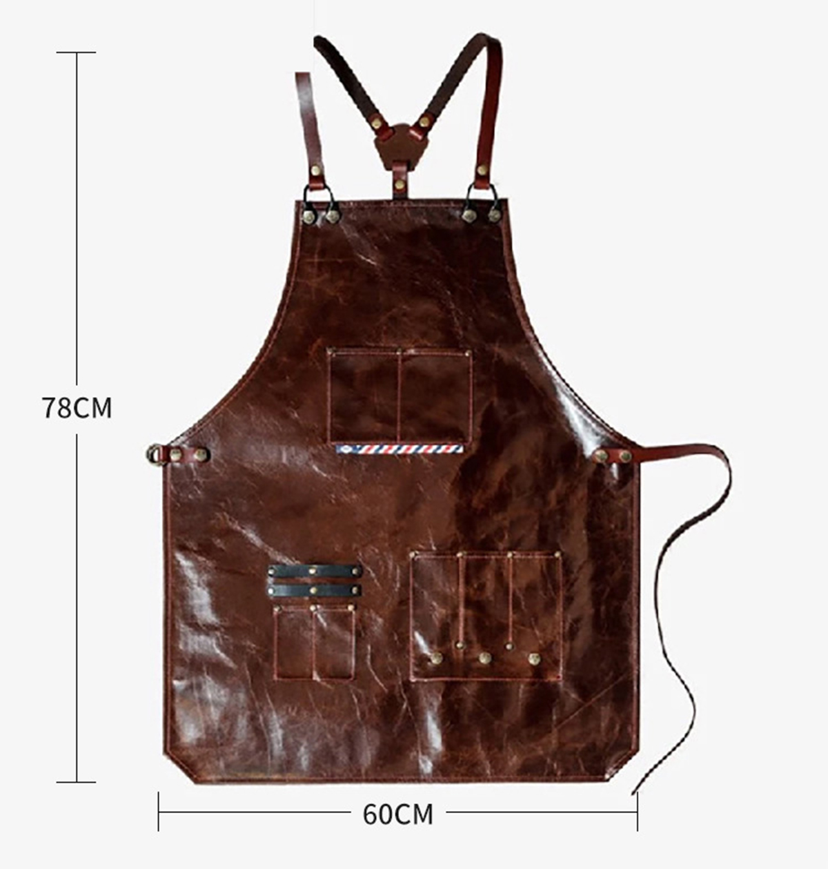 Men's Leather Work Apron with  - огляд і ціна Woodworking Apron
