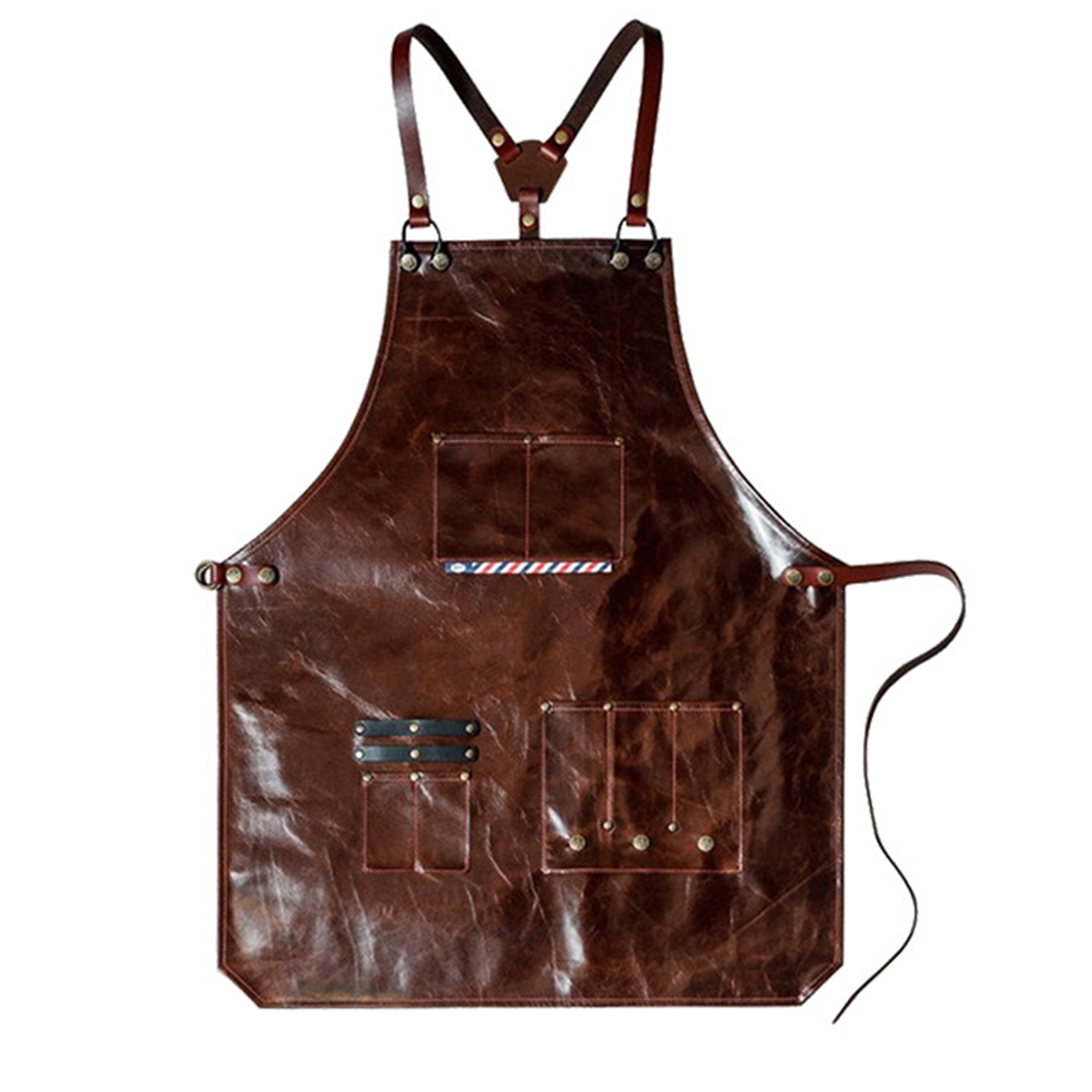 Men's Leather Work Apron with  - огляд і ціна Woodworking Apron