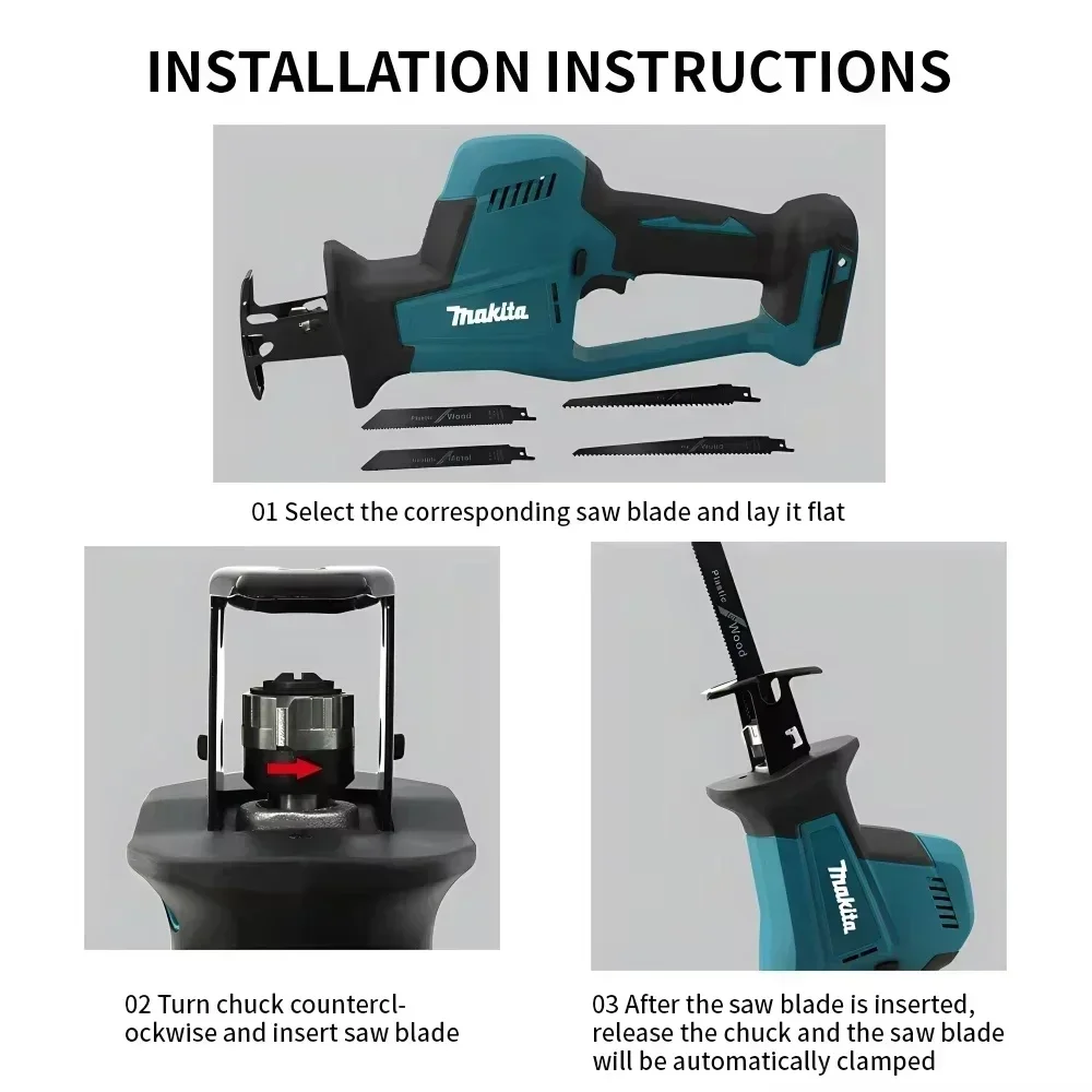 Makita DJR189 18V Cordless Ele - огляд і ціна Woodworking Essential Tools