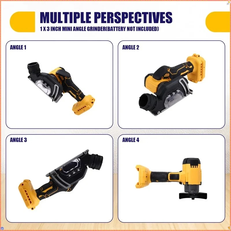 3 Inch Mini Angle Grinder  Cor - огляд і ціна Woodworking Essential Tools
