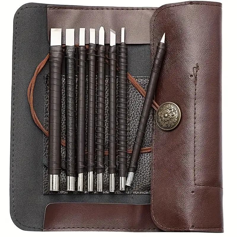 ‌8pcs Tungsten Steel Carving C - огляд і ціна Wood Chisel Set
