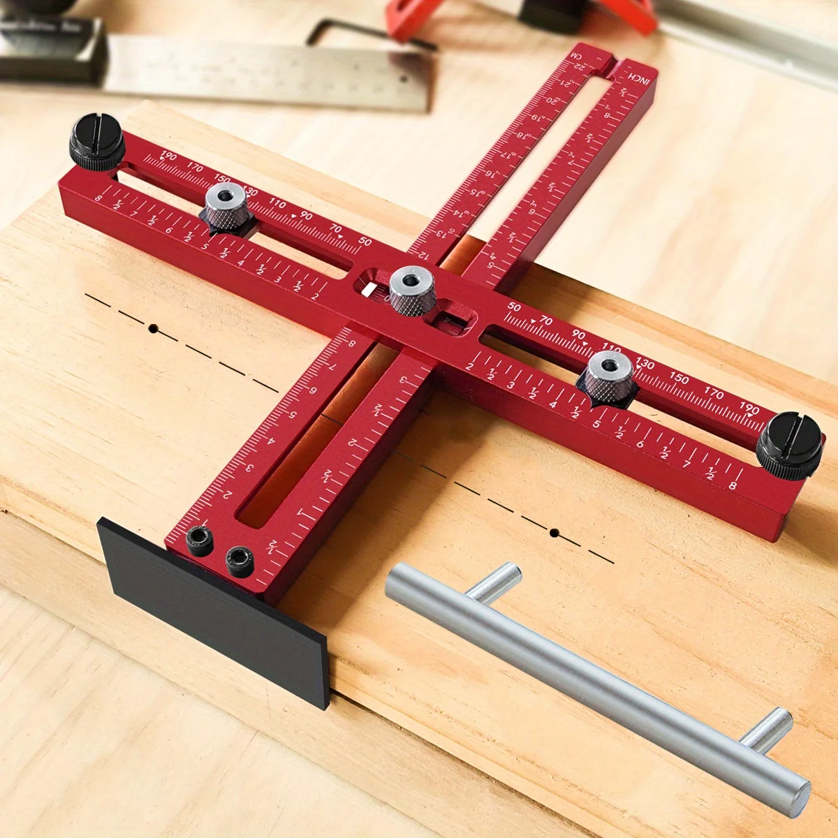 Aluminum Cabinet Handle Jig Ad - огляд і ціна Woodworking Pdf