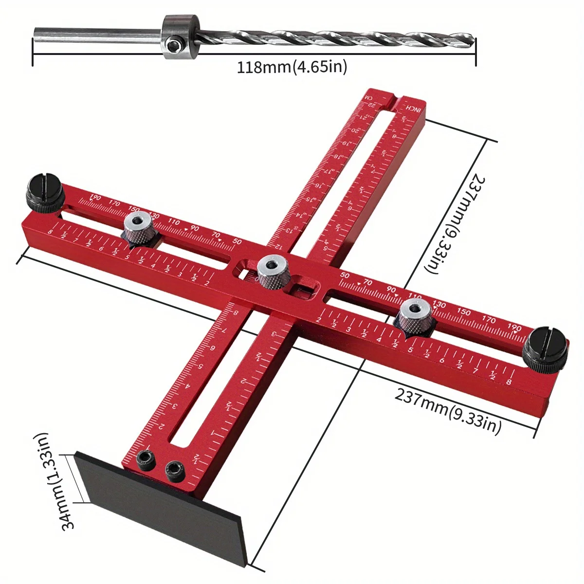 Aluminum Cabinet Handle Jig Ad - огляд і ціна Woodworking Pdf