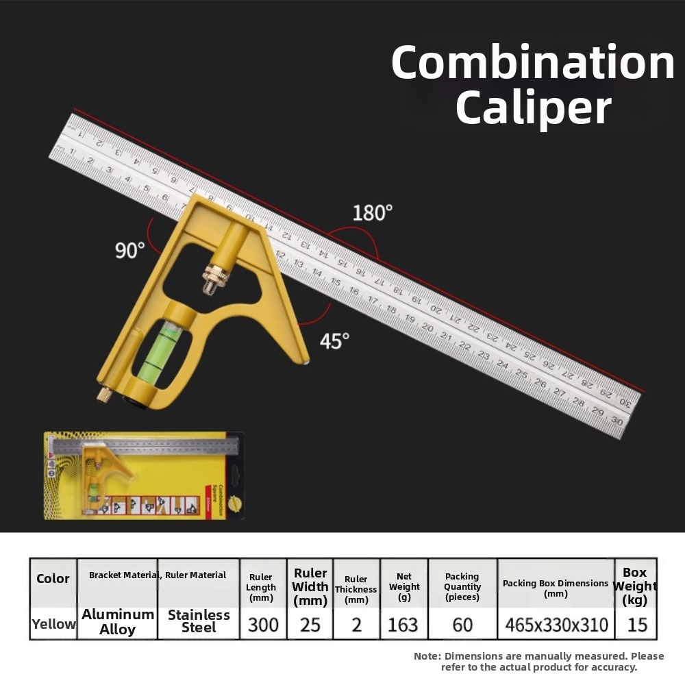3-in-1 Combination Square Rule - огляд і ціна Woodworking For Engineers