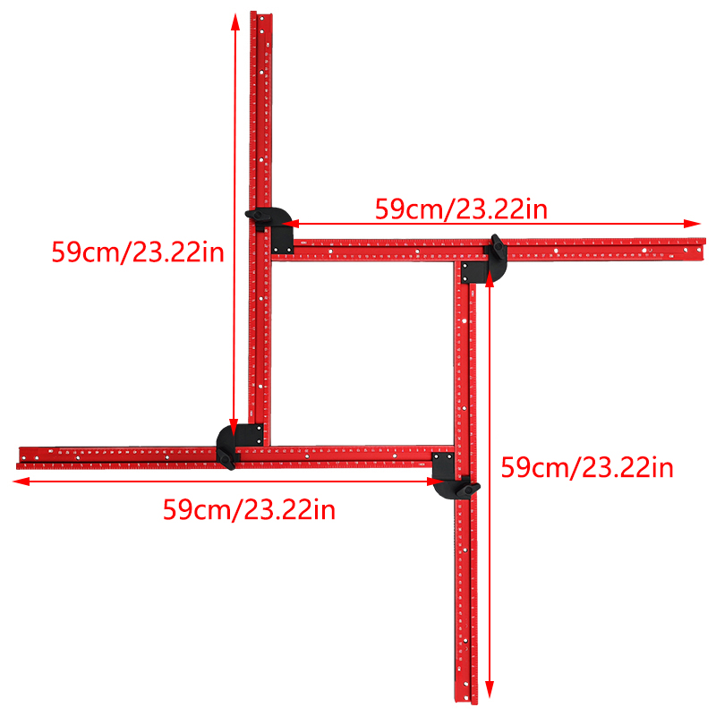 59cm Adjustable Square Router  - огляд і ціна Woodworking Pdf