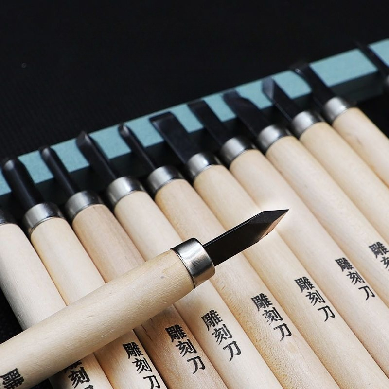Carving Knife Set Woodblock Ru - огляд і ціна Wood Chisel Set