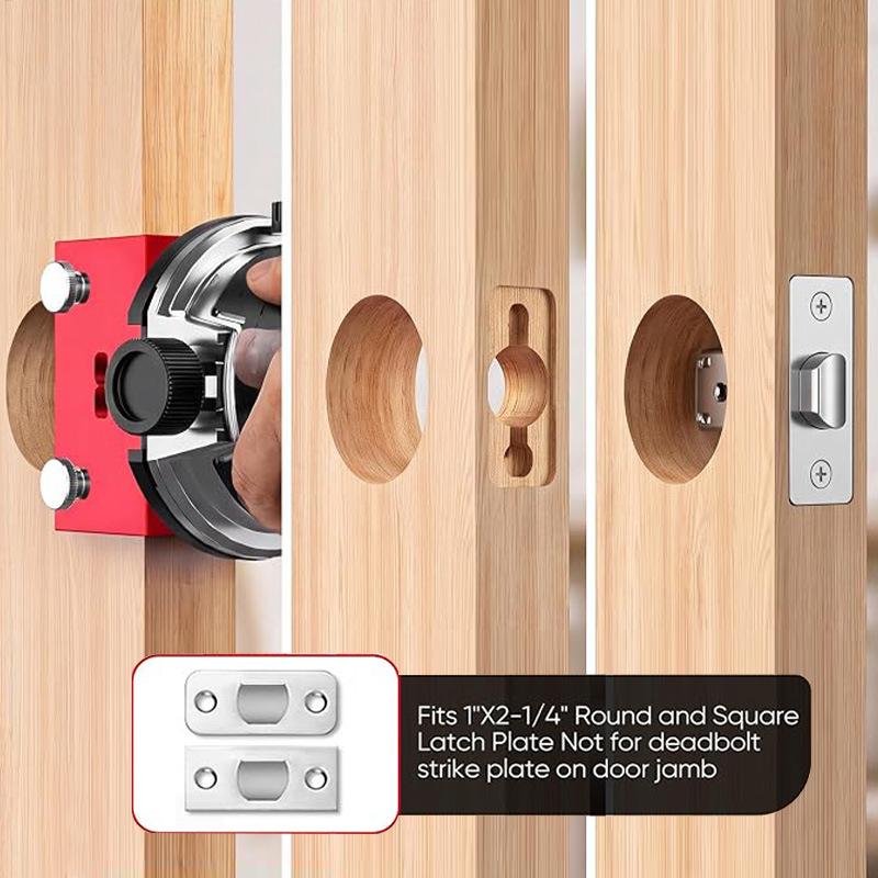 Door Lock Mortise Template Kit - огляд і ціна Woodworking Pdf