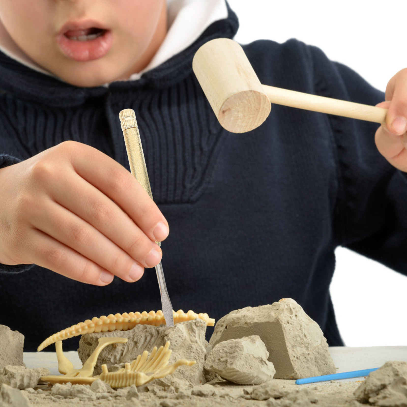 1Set Kid Excavation Tool Set S - огляд і ціна Wood Chisel Set