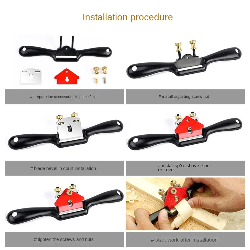 Adjustable Flat Base Spokeshav - огляд і ціна Drawknife Blade