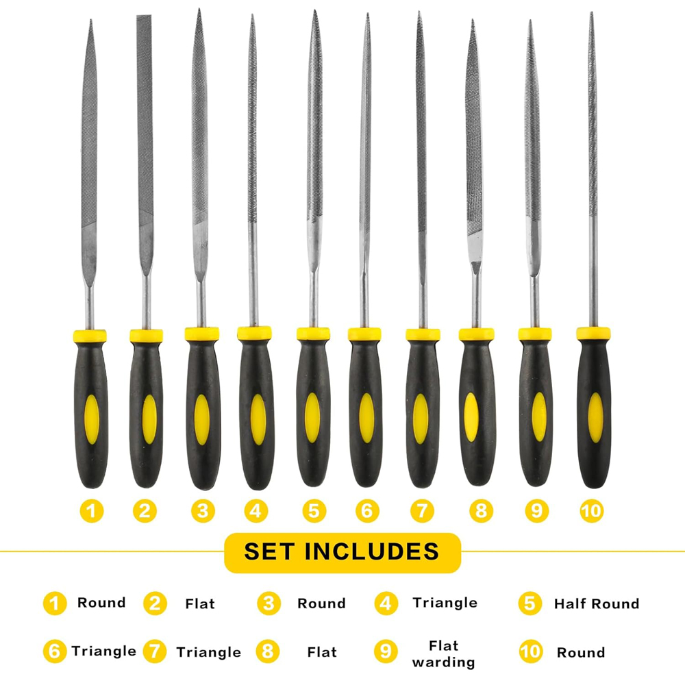 Mini Metal Needle File Set 5/1 - огляд і ціна Woodworking Rasps And Files